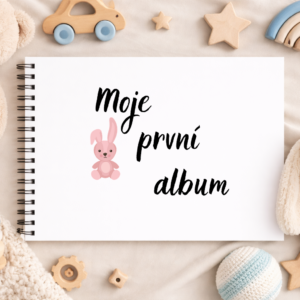 Moje první fotoalbum Zajíc – dětské album A4 s personalizací