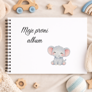 Moje první fotoalbum Slůně – dětské album A4 s personalizací