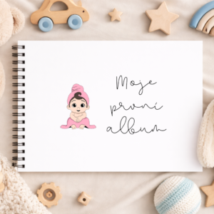 Moje první fotoalbum Holčička – dětské album A4 s personalizací