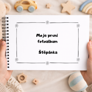 Moje první fotoalbum Kytička – dětské album A4 s personalizací