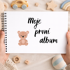 Moje první fotoalbum Medvídek – dětské album A4 s personalizací