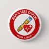 Bezpečnostní placka Alergie – Mám u sebe EpiPen  (58 mm - červená)
