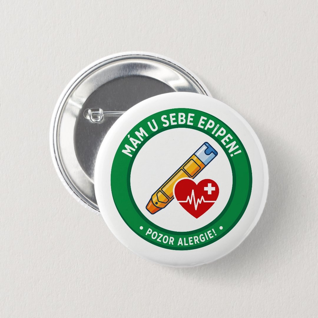 imgi_16_view (1) Bezpečnostní placka se špendlíkem – Mám u sebe EpiPen (58 mm)